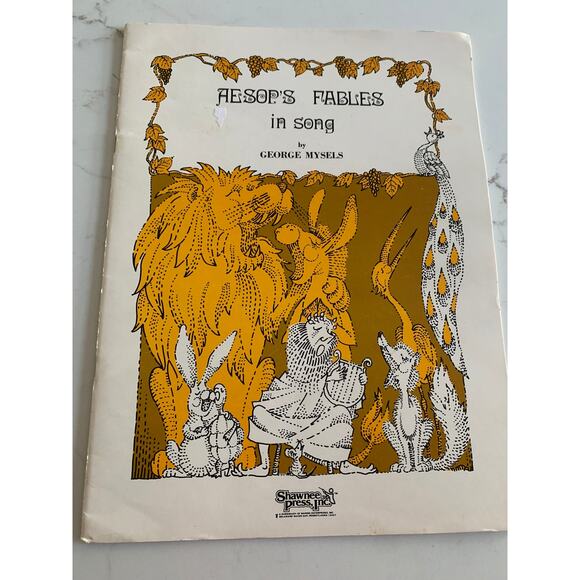 Aesops Fables, In Song, Vintage, George Mysels, Shawnee Press, Music Notes - Picture 1 of 4